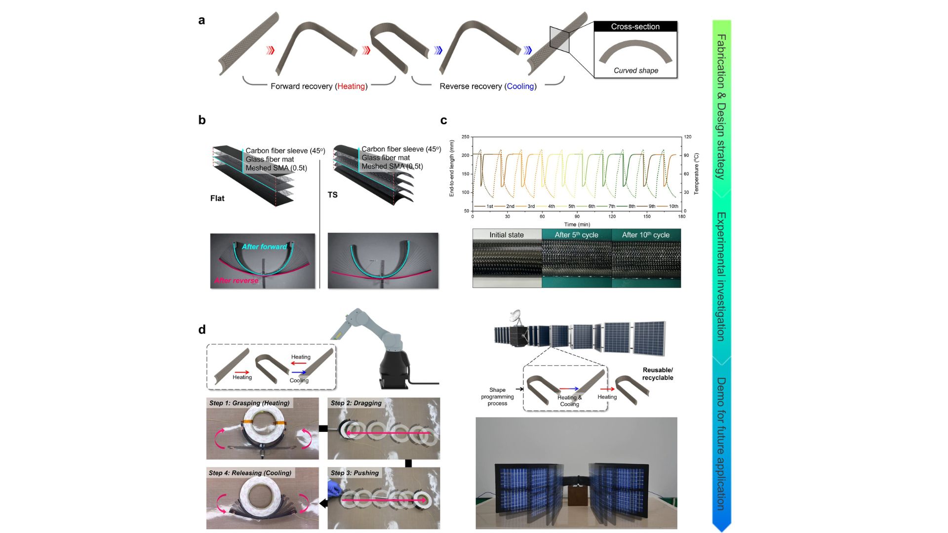 Korea develops rapid, reversible smart actuators without motor for next-gen robots Development process of the SMA-SMP hybrid two-way actuator