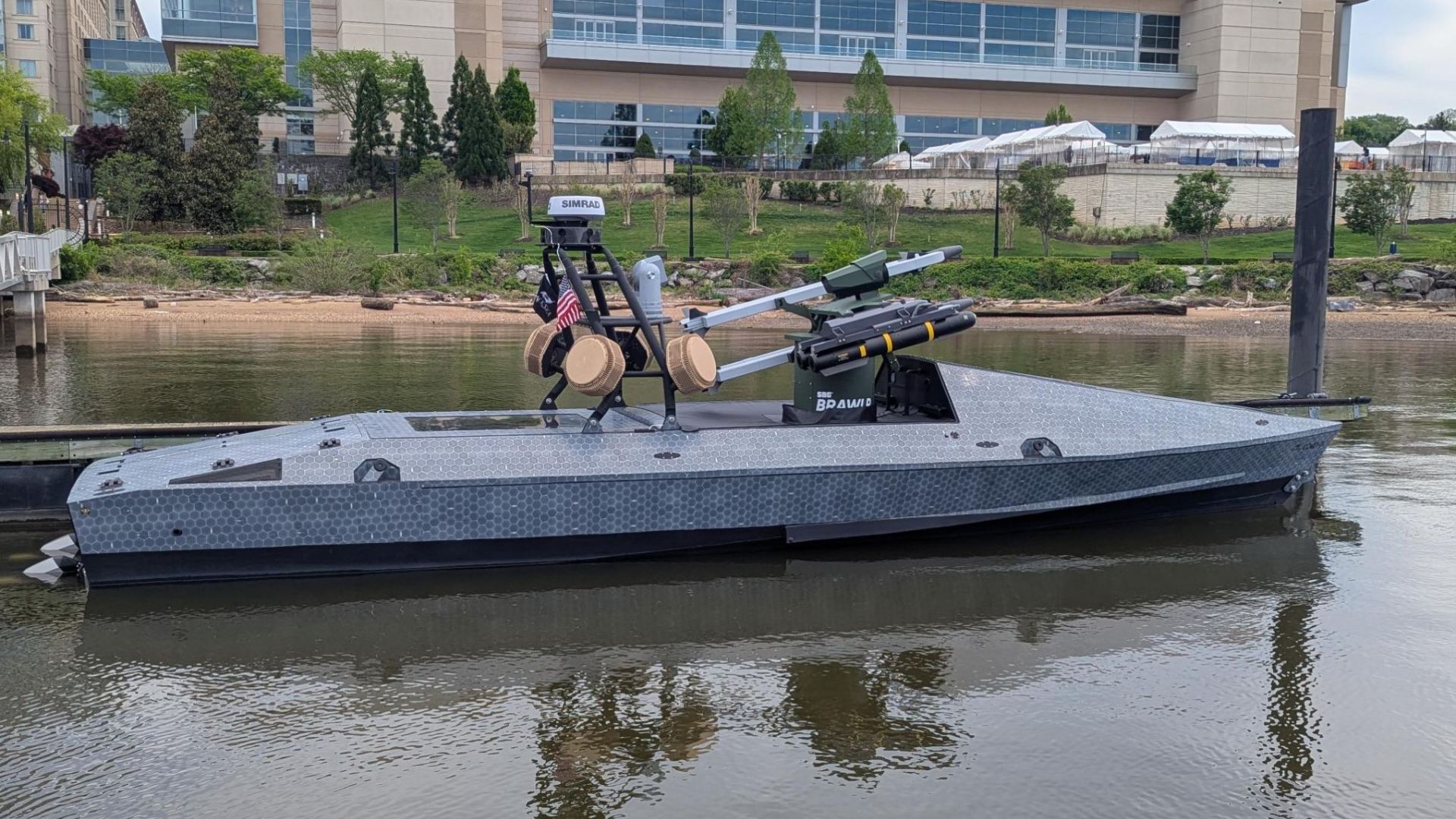 New 51 mph-speeding drone boat can carry missiles, 10,000 lb payload
