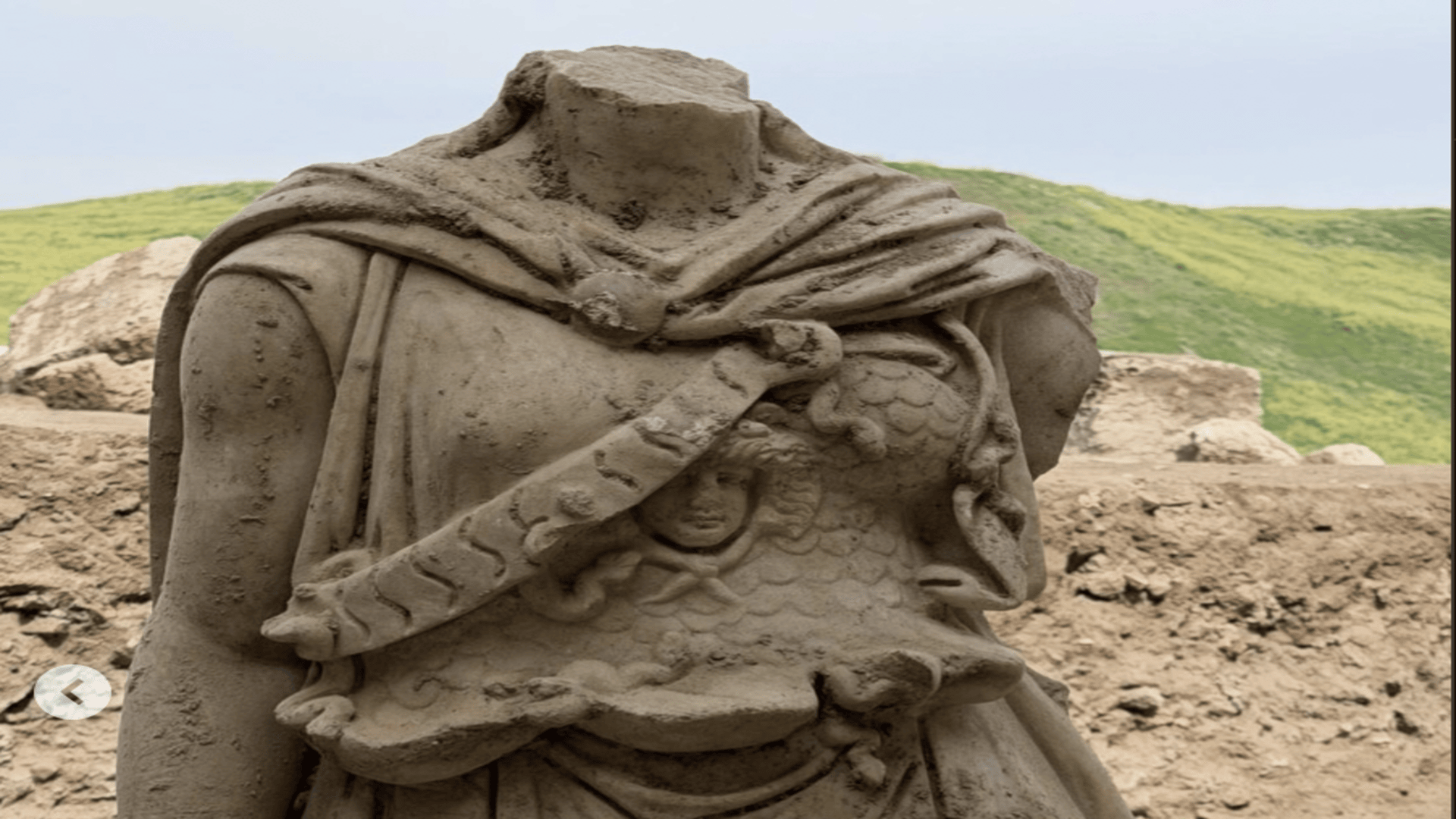 2,000-year-old statue of Athena found in theater of a Biblical city