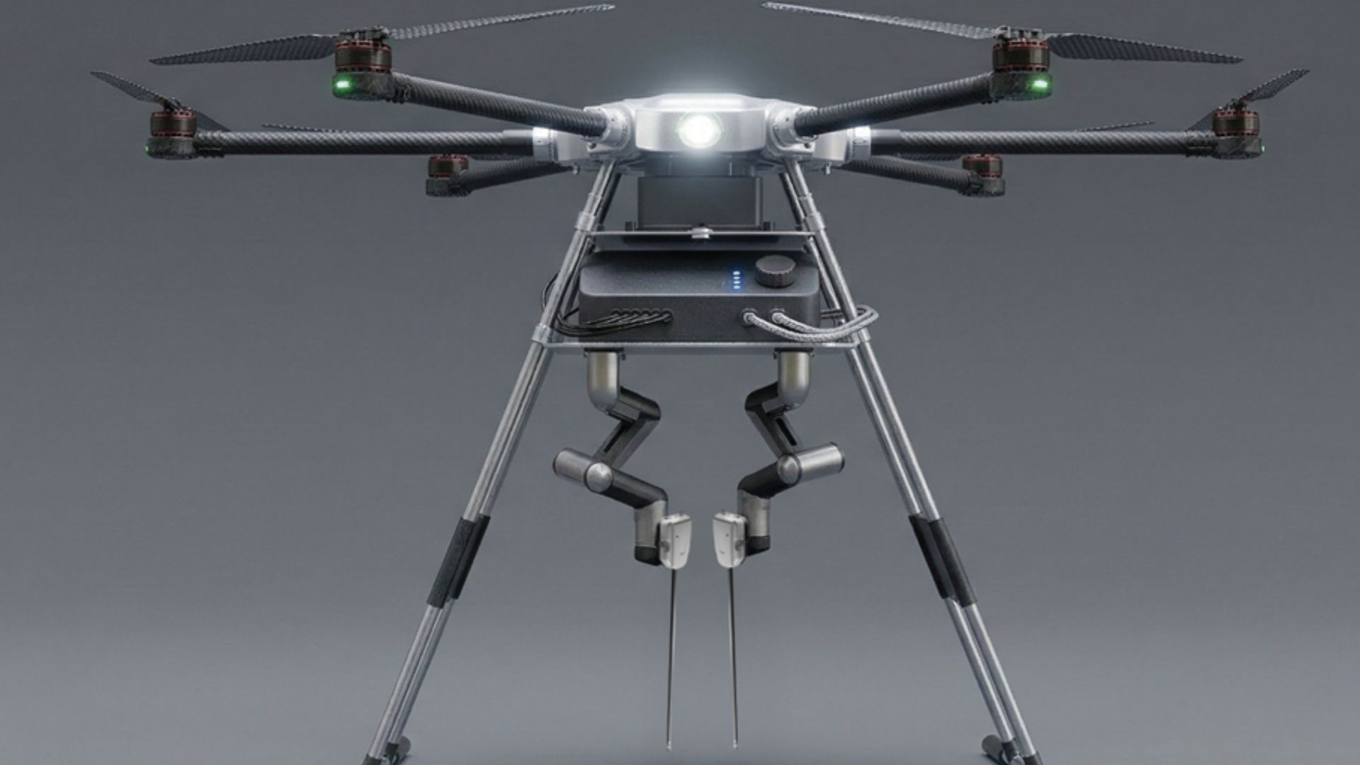 Drone with robotic surgery system aims to save lives on battlefields
