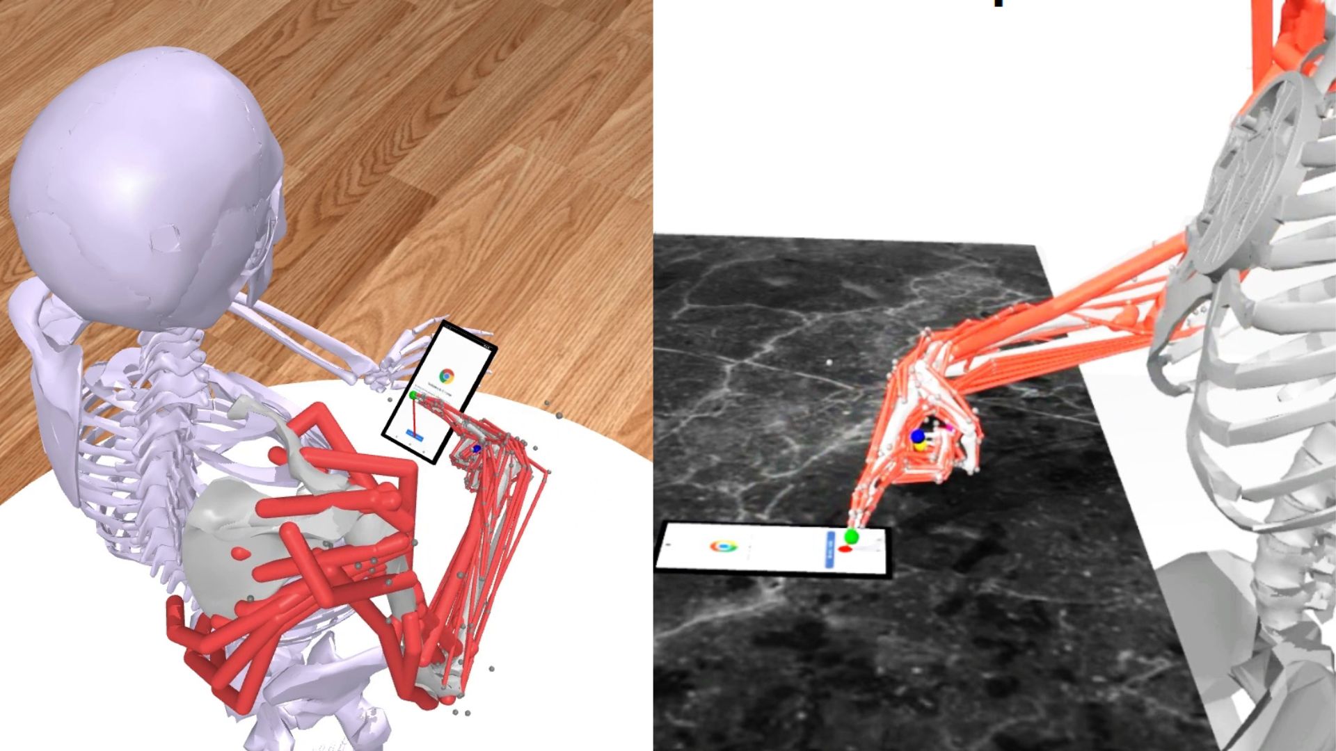 Log2Motion Reveals Hidden Muscle Strain During Smartphone Use