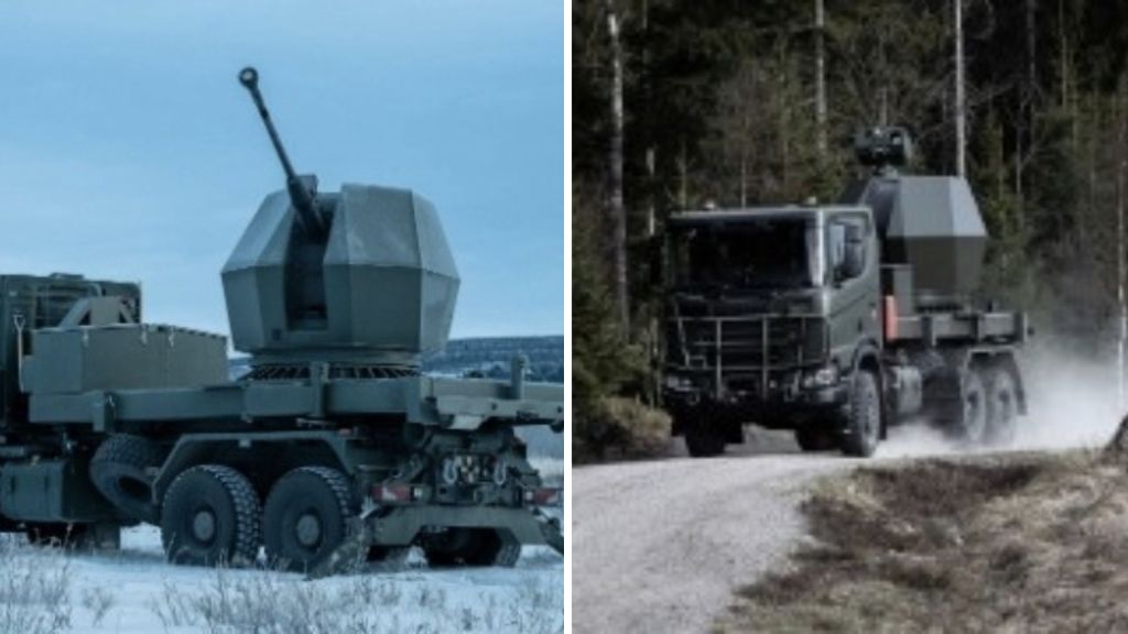 Truck-mounted 40 mm anti-aircraft gun that can down missiles, drones to be delivered to Sweden
