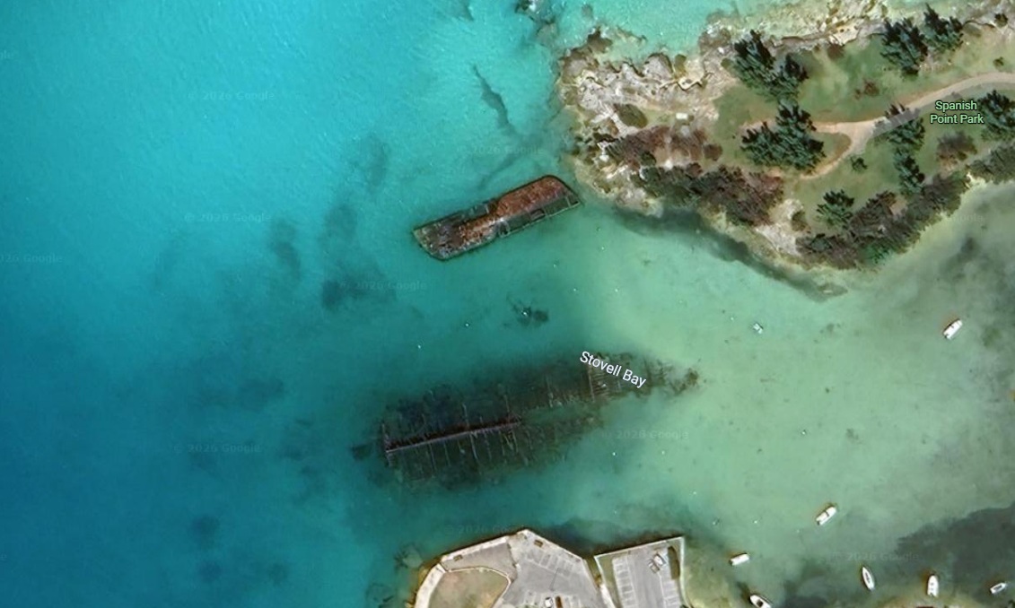 Wreck of the Bermuda today