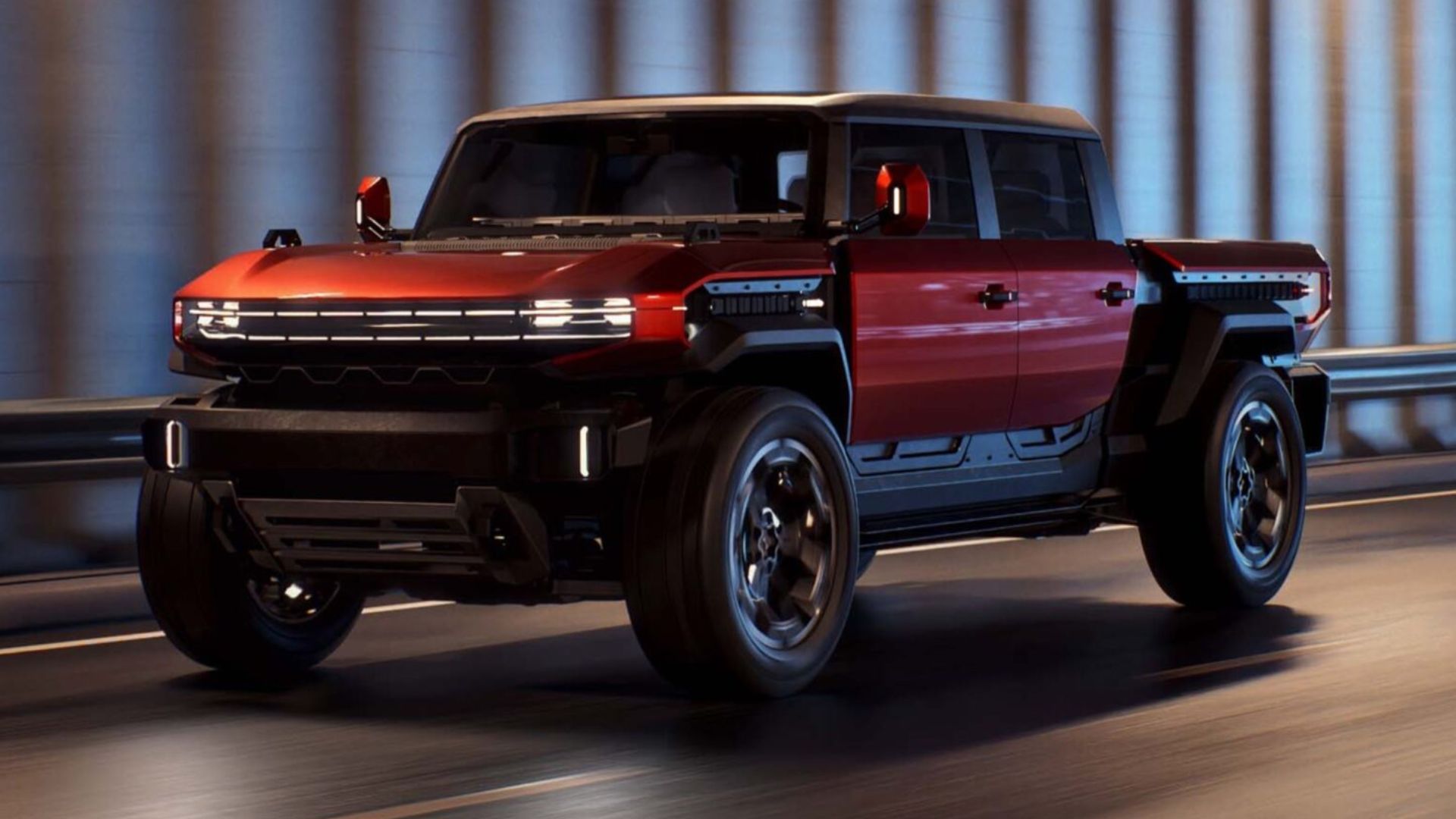 General Motors HUMMER concept features drone support, morse code