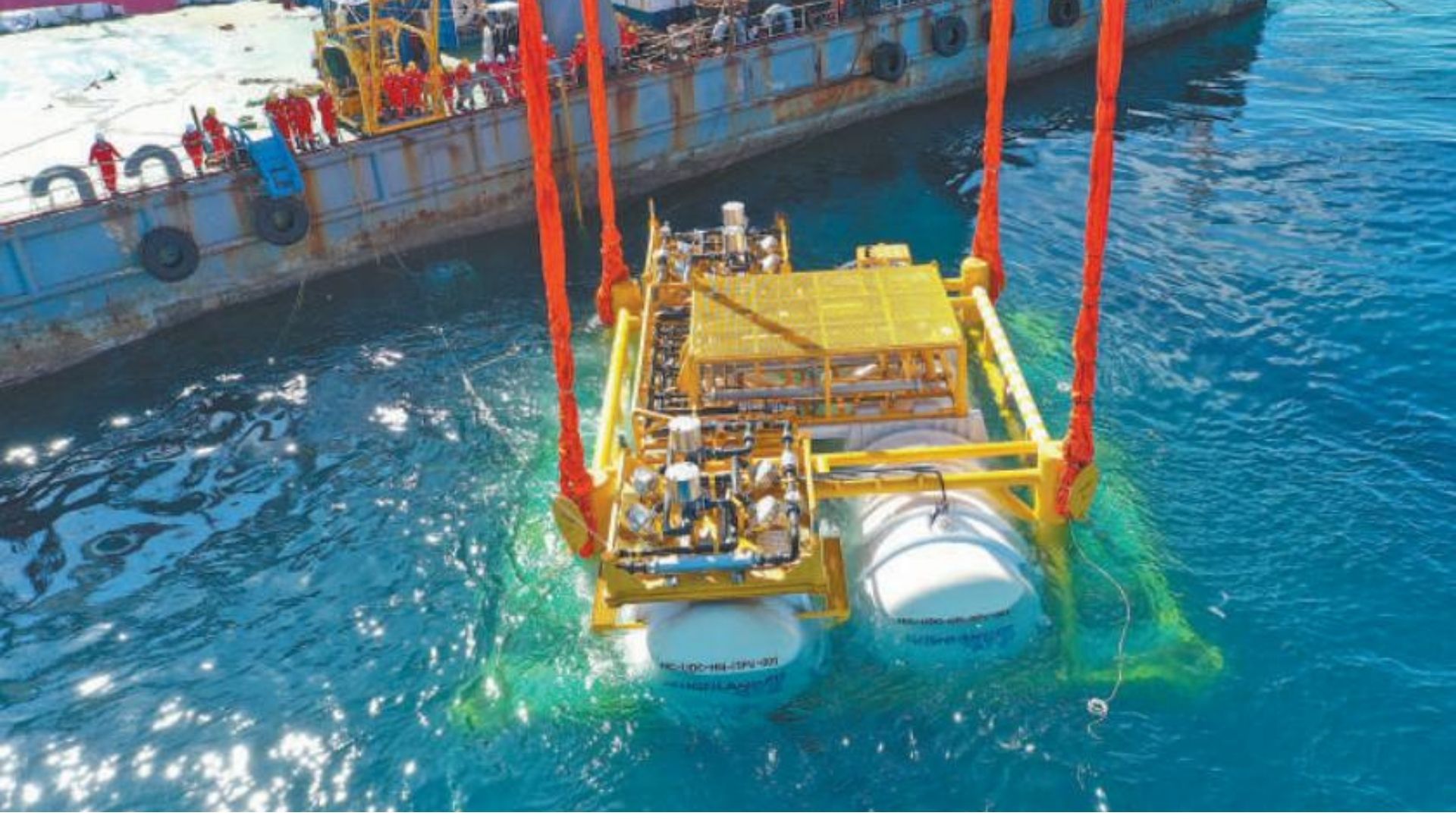 China launches offshore wind-powered underwater data center