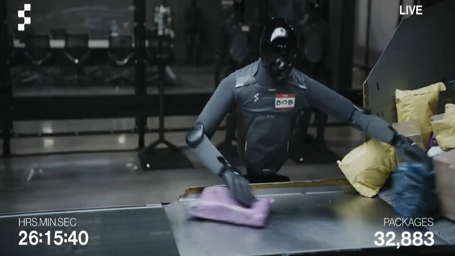 Figure AI humanoids sort 28,000 packages in 24-hour autonomous test