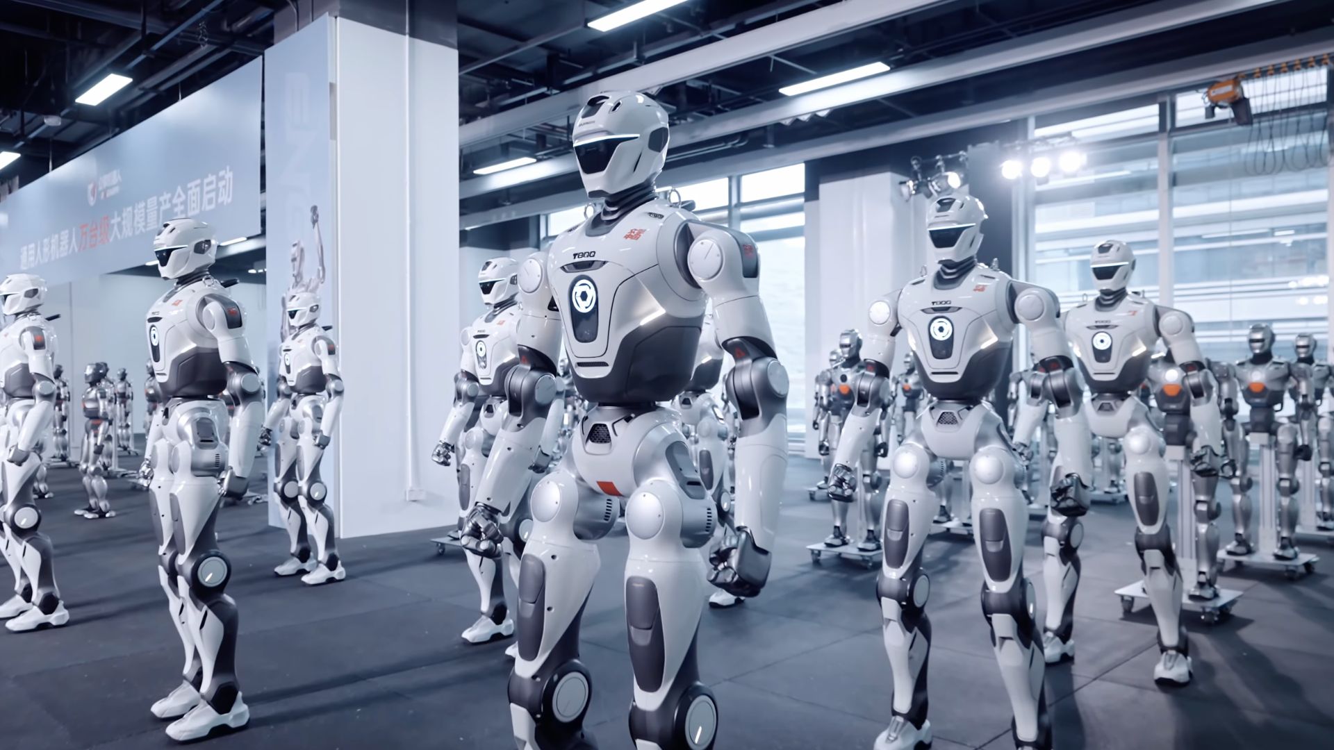 One T800 humanoid robot every 15 mins, ENGINEAI's new factory claims