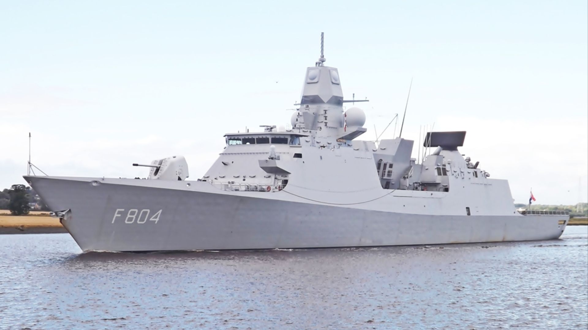 China claims electronic warfare action against Dutch warship in South China Sea
