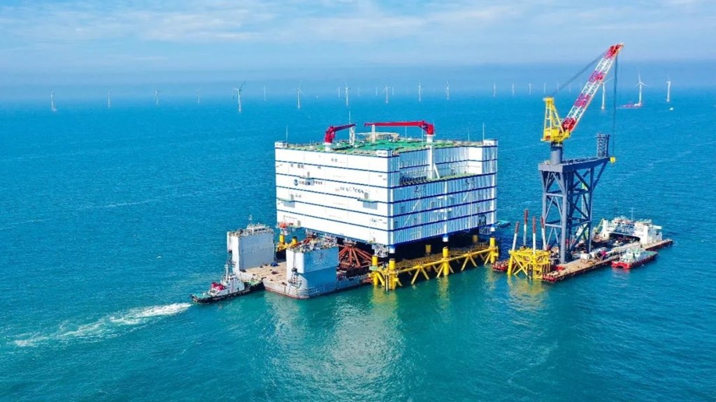 World’s largest offshore wind converter with 6 billion kWh annual capacity heads to sea