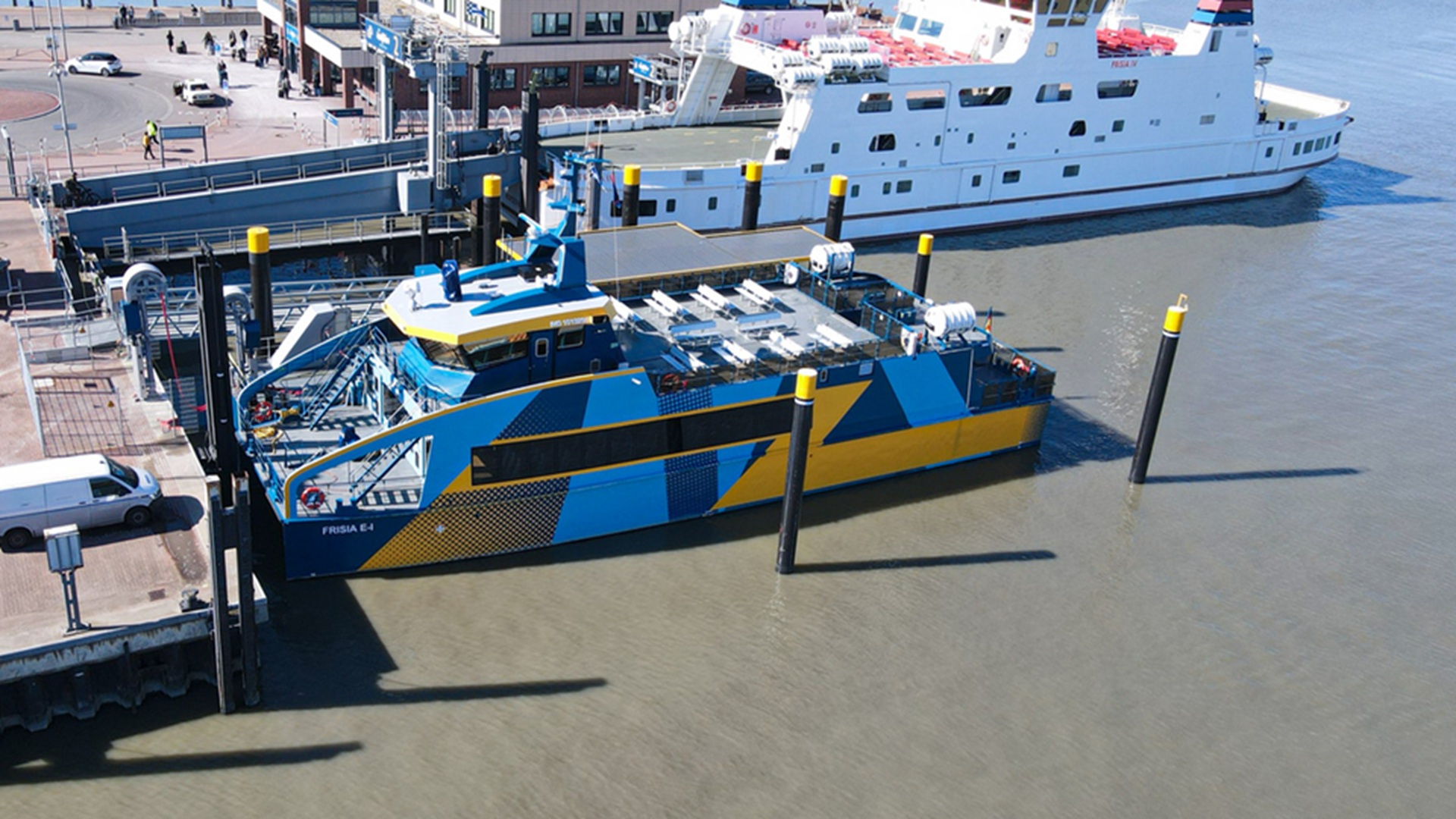 Germany turns parked EVs into floating power banks for electric ferry charging 