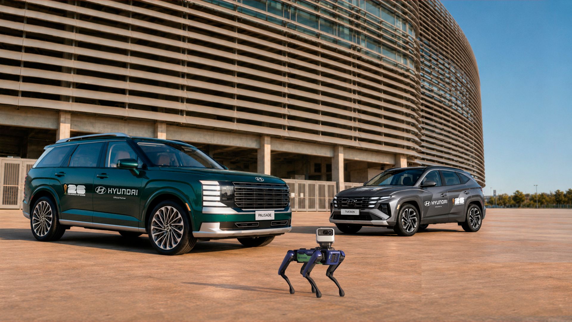 Hyundai Deploys Robot Dogs and Vehicles for FIFA World Cup 2026 Security