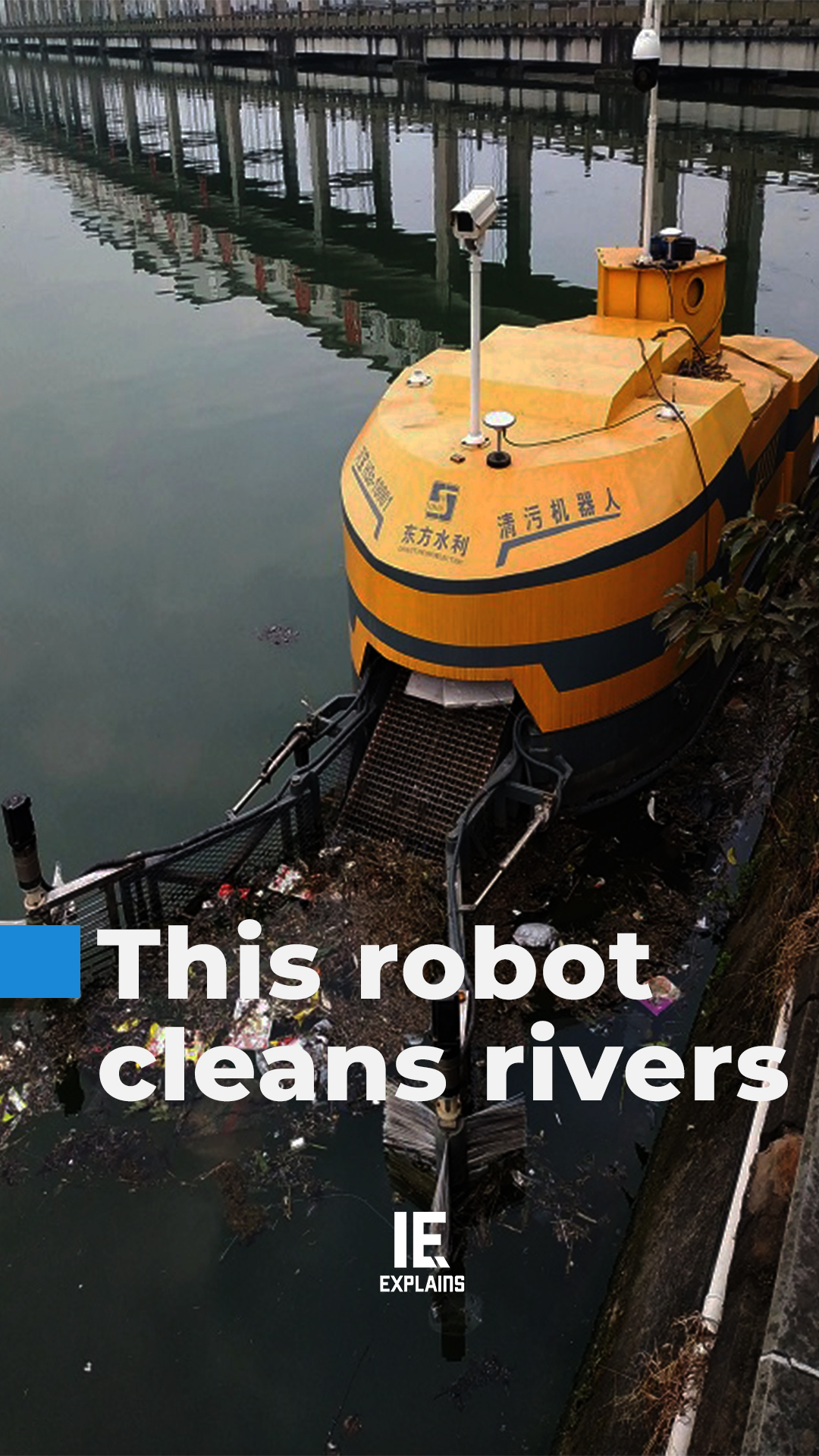 China Robot That Cleans Rivers — Fully On Its Own
