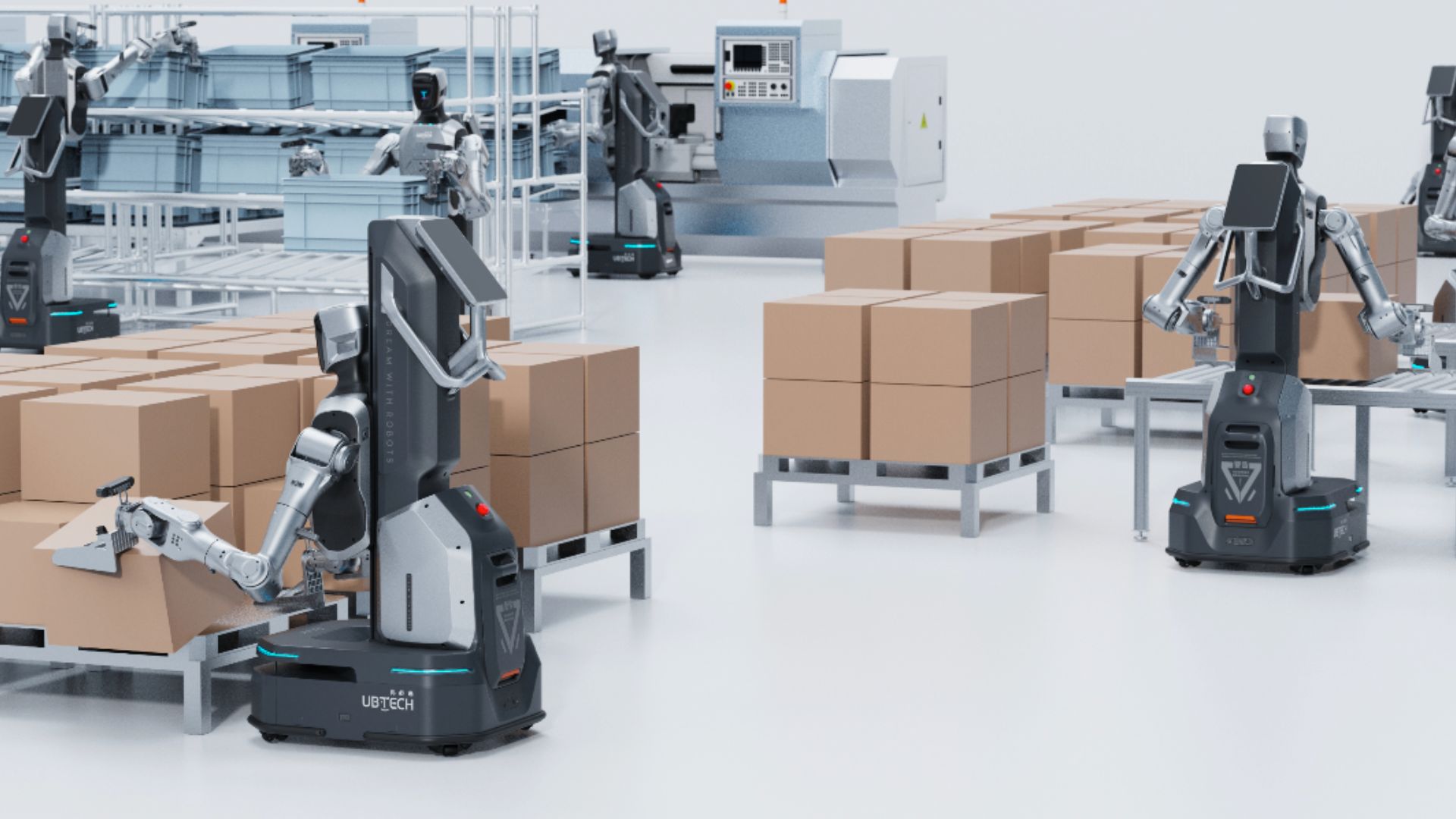 UBTech unveils Cruzr Y1 logistics humanoid robot
