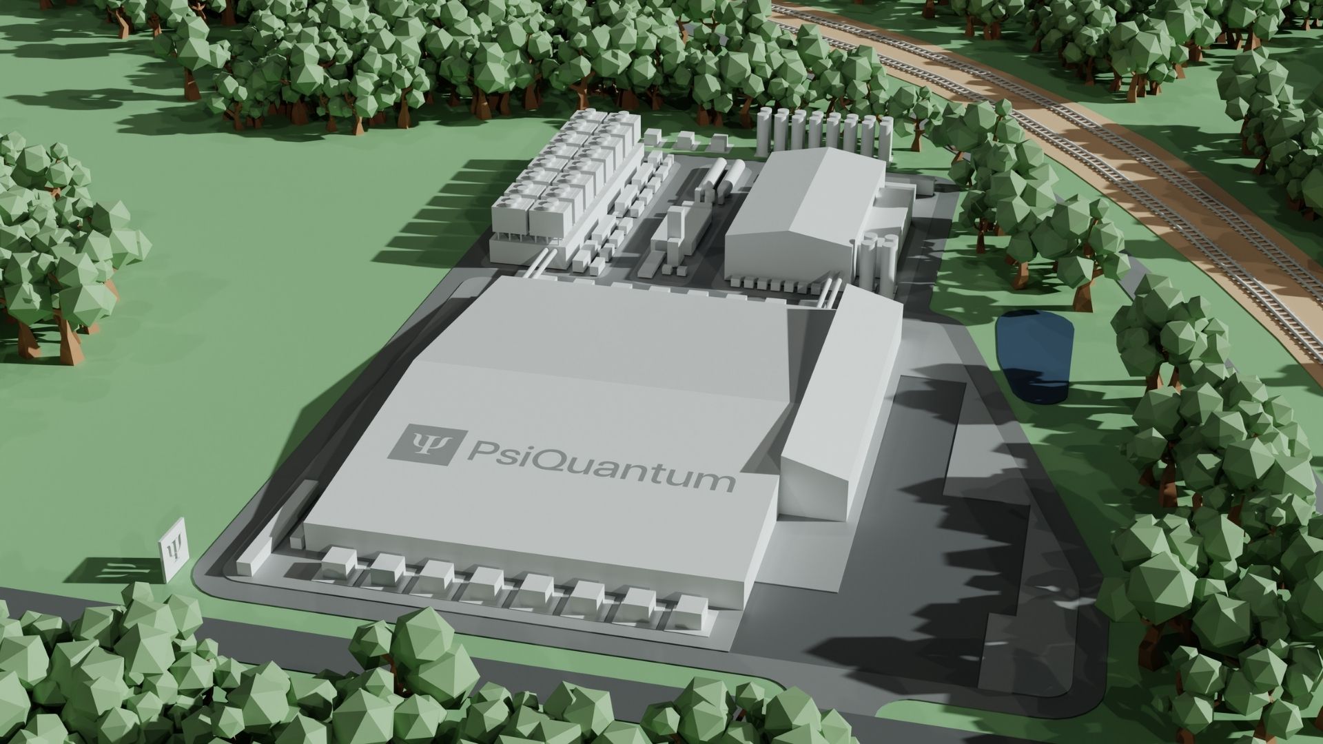 Scale model of PsiQuantum`s Moreton Bay site.