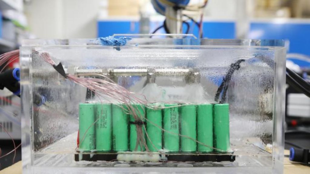 ‘World’s first’ spray-immersion system cuts battery coolant volume by 85%