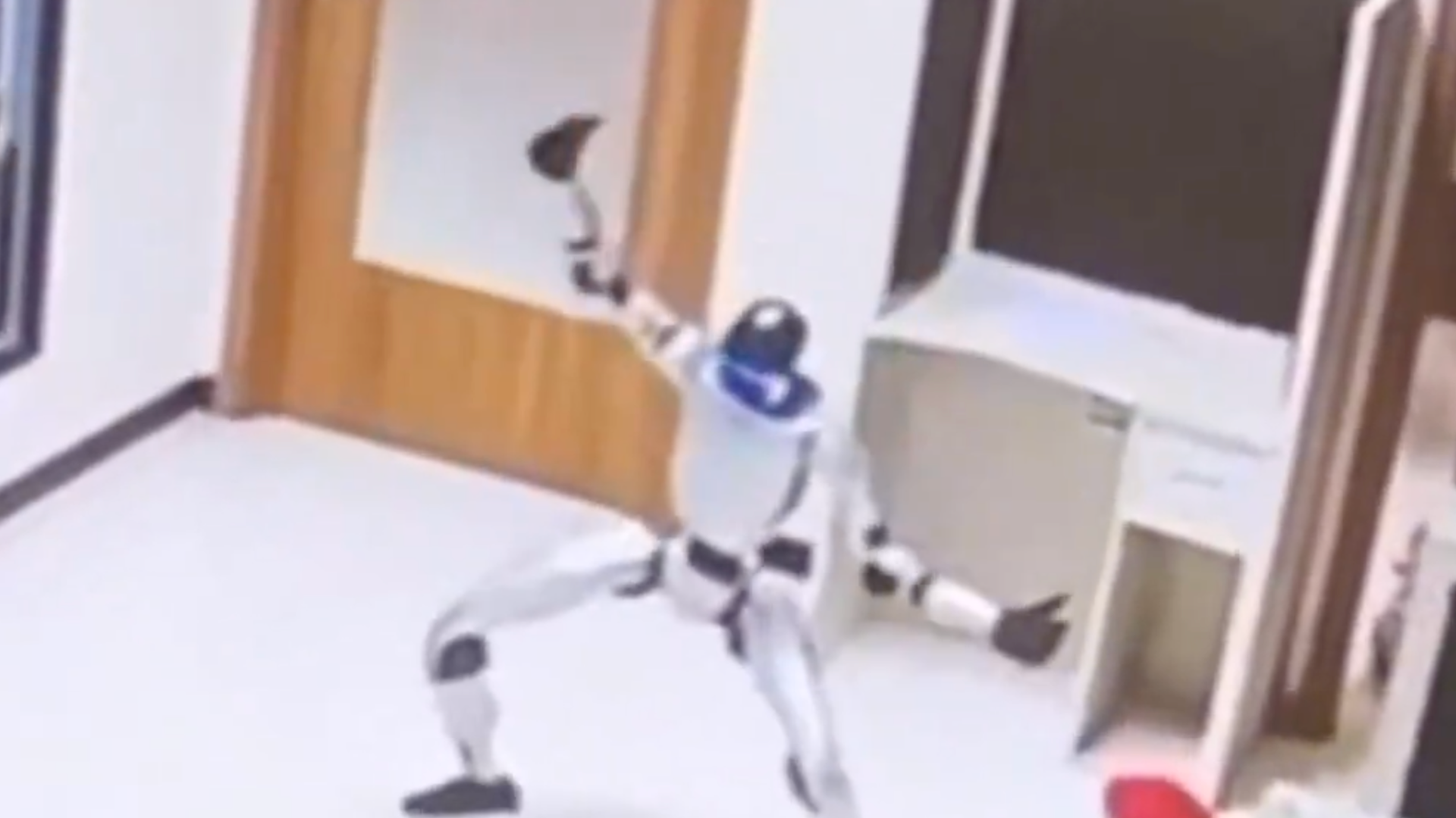 Humanoid Robot Performs Staged 'Rogue' Attack Demonstration