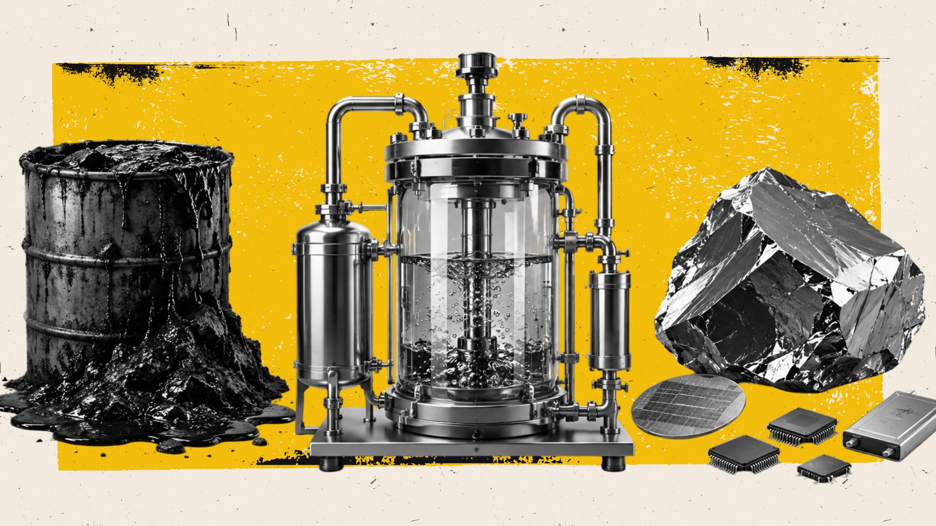 Out of toxic sludge, a critical raw material for batteries and semiconductors emerges