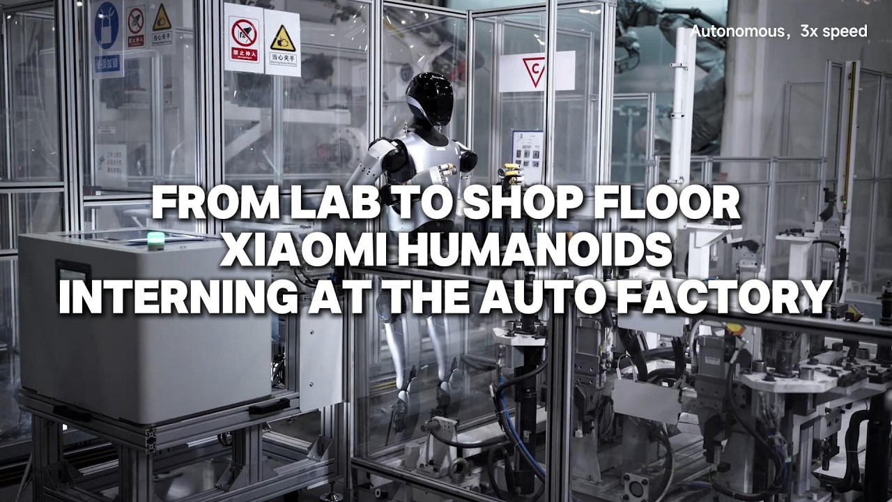 Xiaomi Humanoid Robot Matches Human Performance in Electric Vehicle Assembly