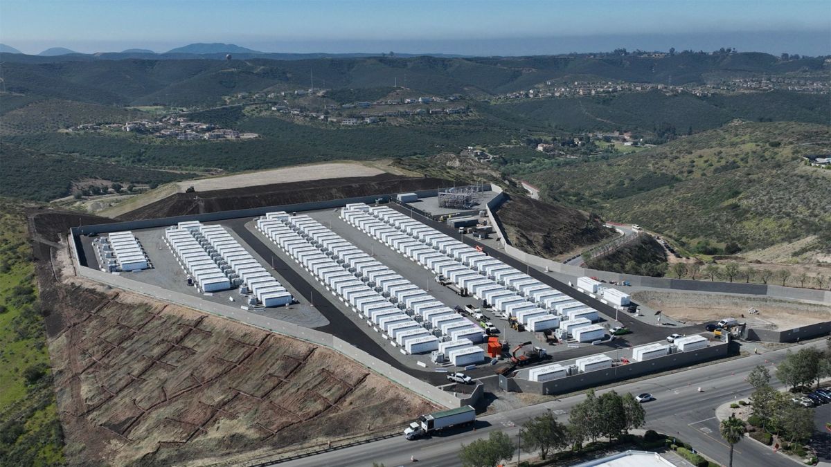New 1,200 MWh battery storage facility to power 385,000 homes in California