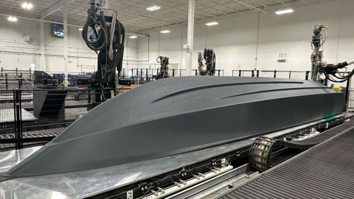 Robotic arms 3D print drone boat as Florida firm targets faster defense production