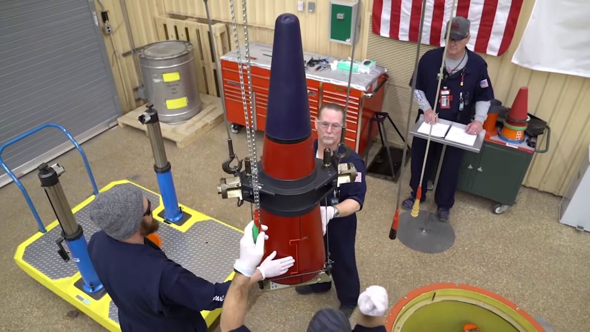 First Mk4B re-entry vehicle for 4000 nm SLBM nuclear warheads commences production
