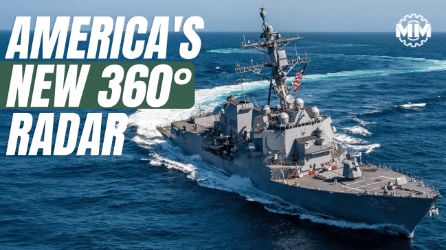 America’s New 9,700-Ton Destroyer Is Watching the Arctic With SPY-6 Radar