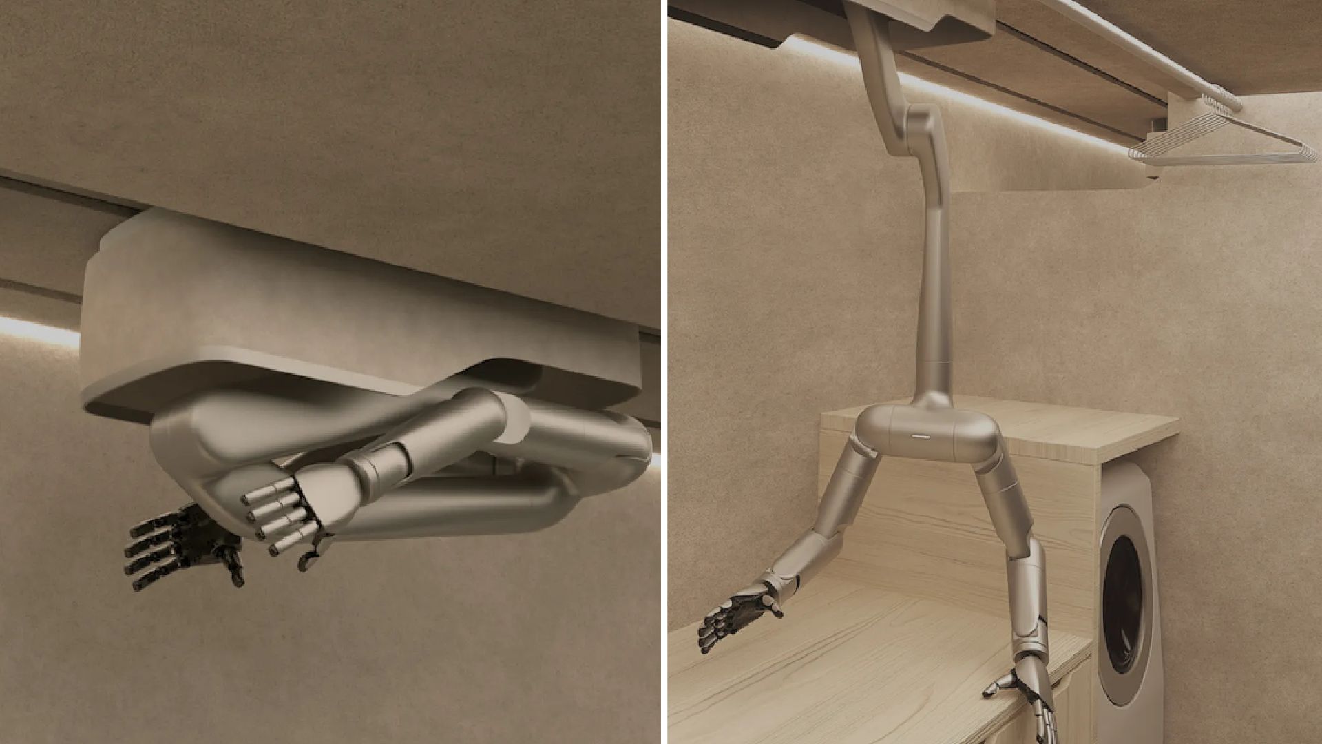 Startup unveils Iron Man-inspired homes with built-in robotic arms to automate chores