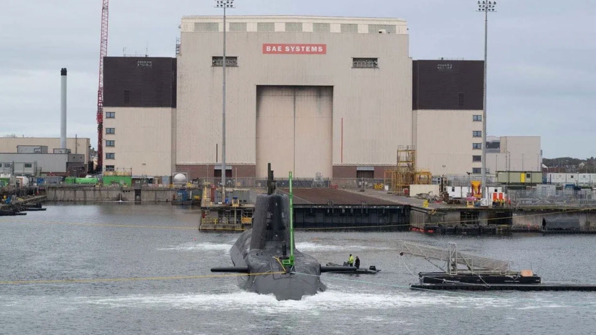 Nuclear submarine HMS Agamemnon leaves UK shipyard for first sea trials