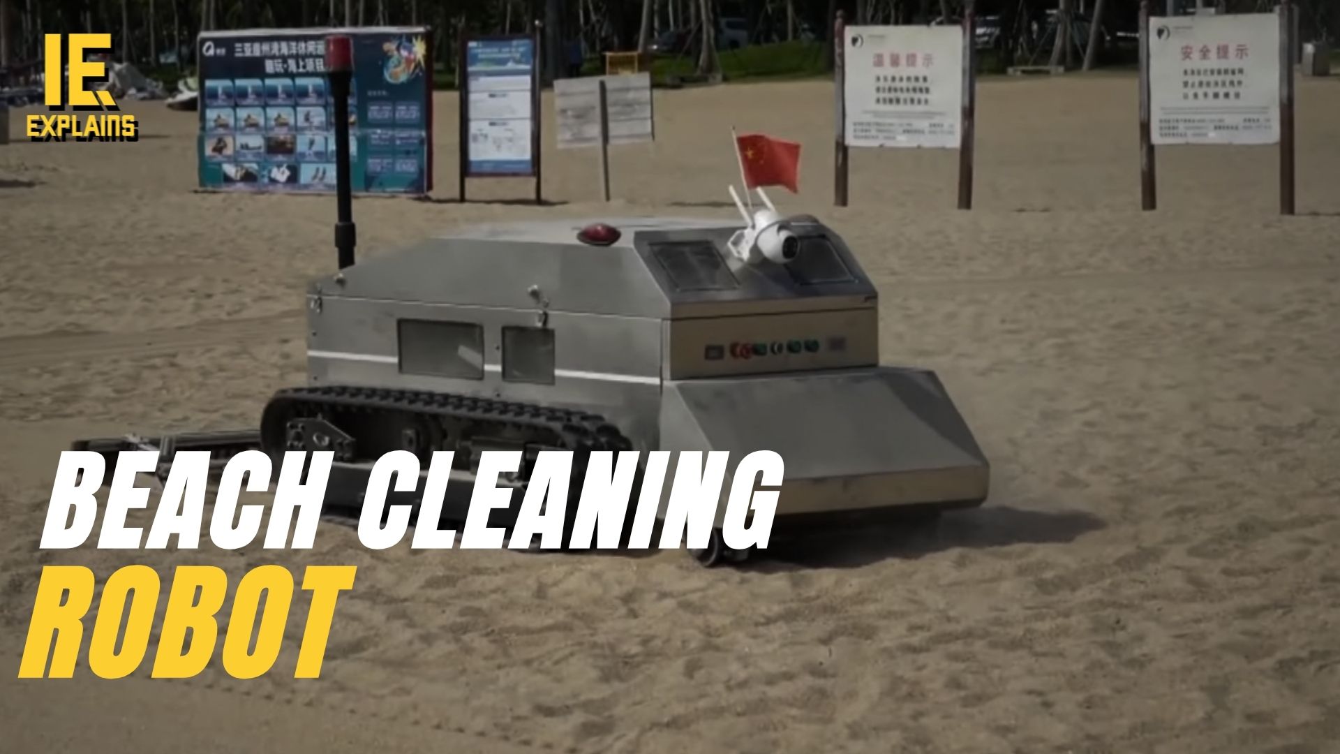 China’s ‘beach dog’ robot is digging out the trash