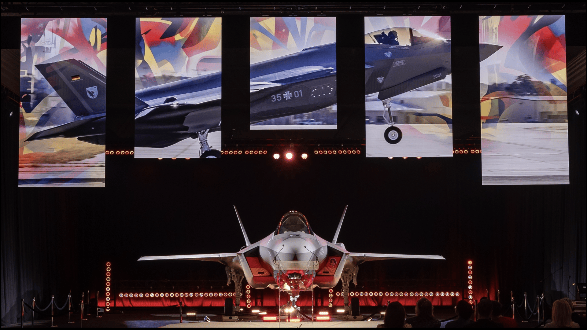 Lockheed Martin rolls out first F-35A stealth fighter jet for Germany