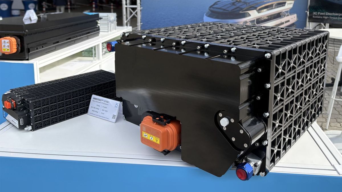 New marine battery uses immersion cooling for 2x energy density and fire safety