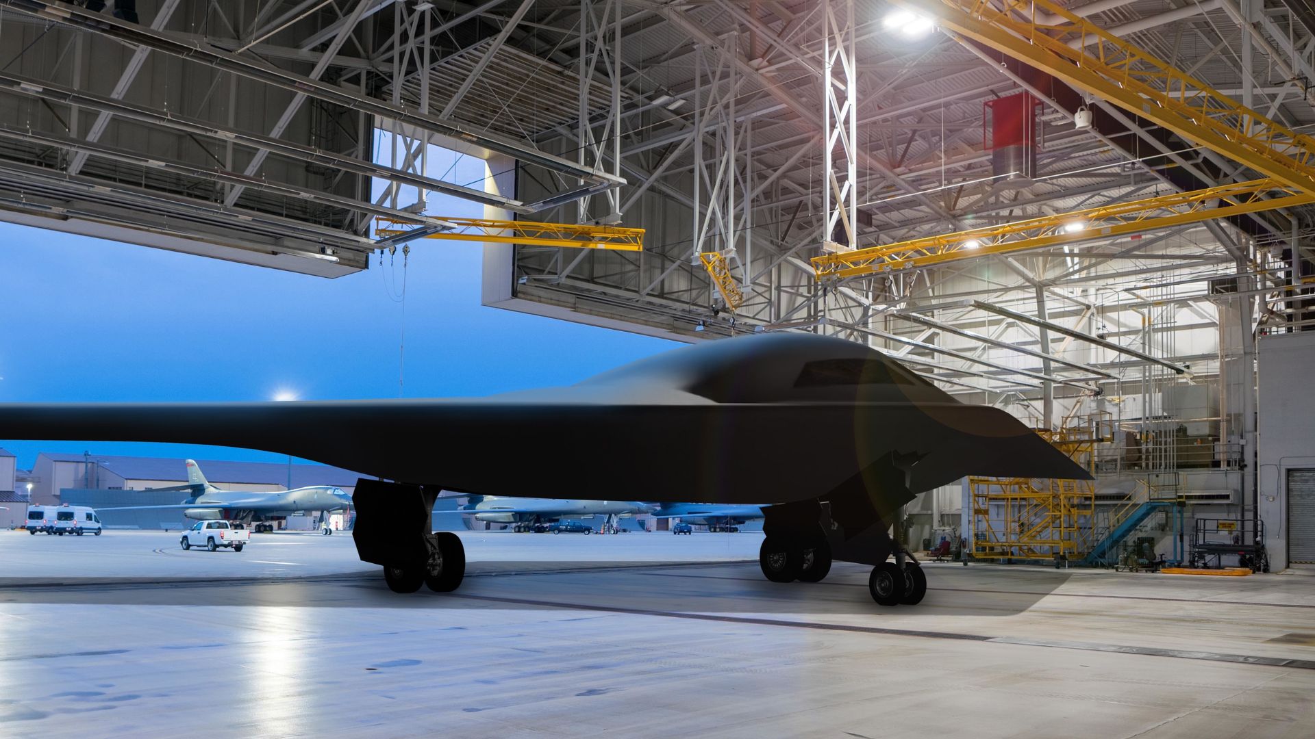 Missouri base starts its first $75M hangar for $700M B-21 bomber