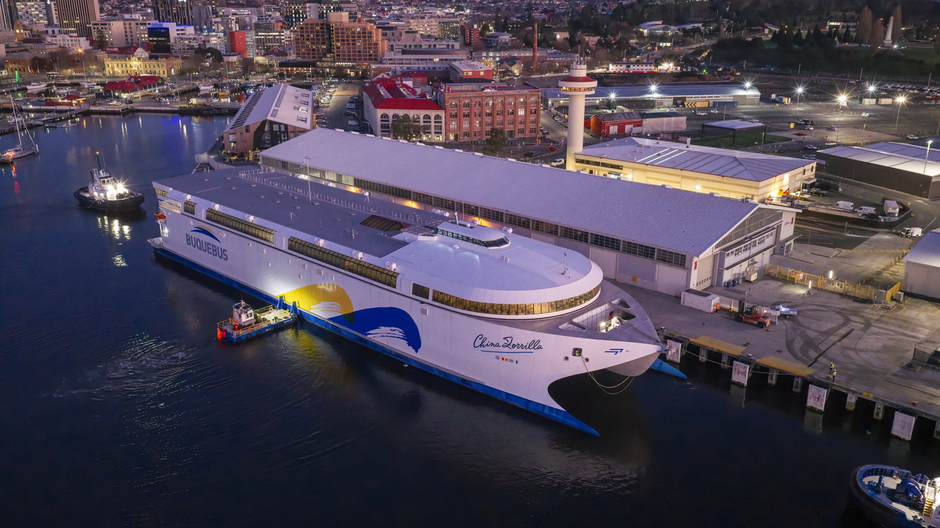 World's largest electric ship with 5,000 batteries reaches new port