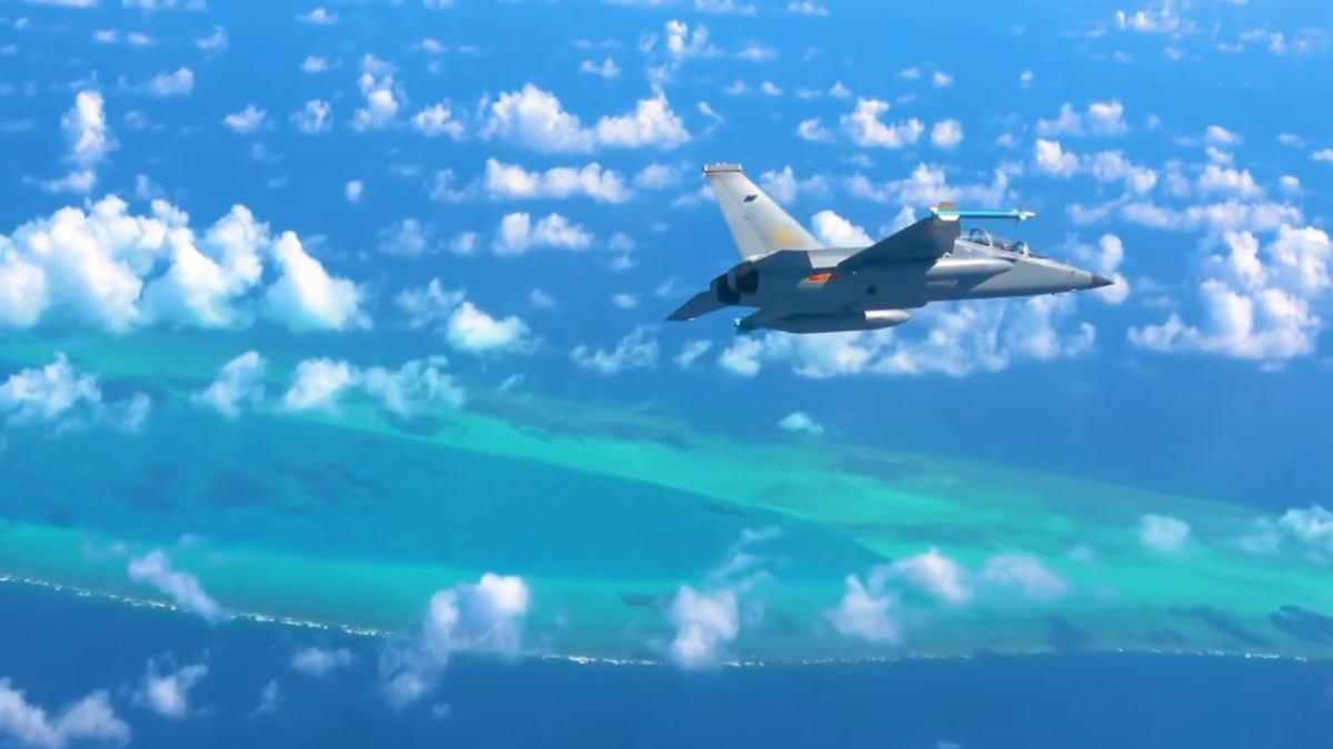 China puts missile-armed jets to operate over contested area, move could intimidate Philippines