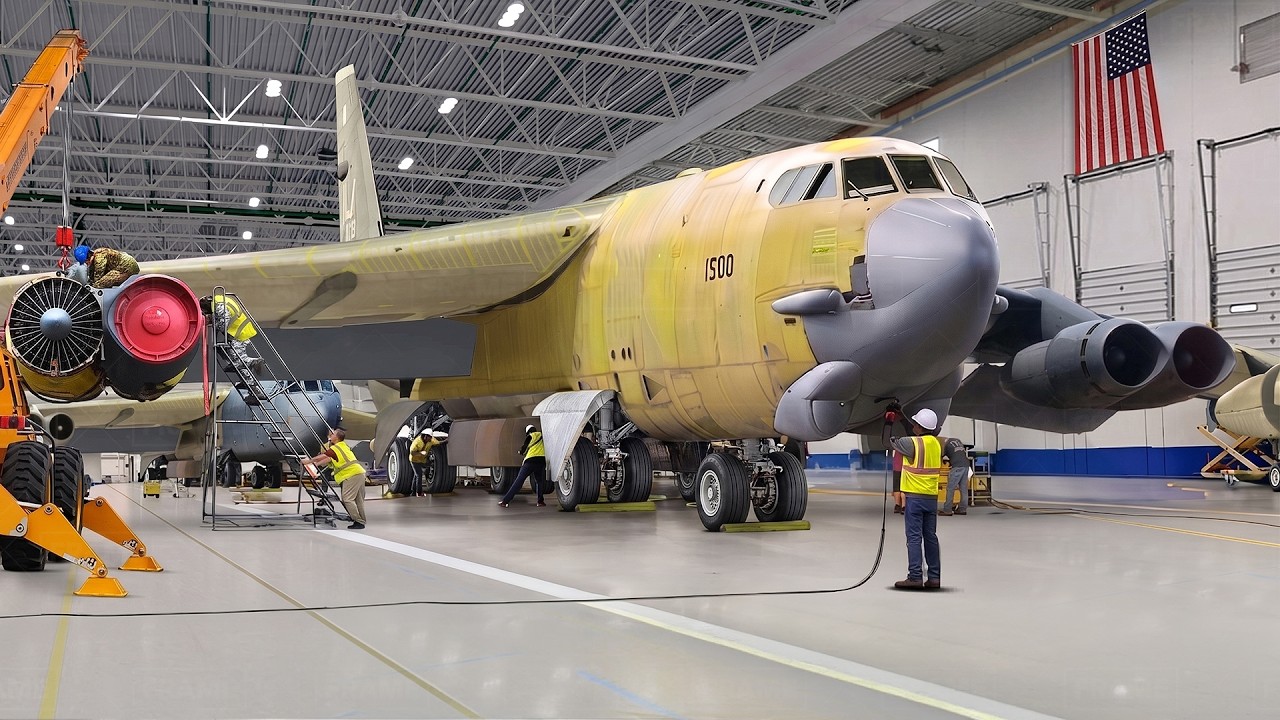 Photograph accompanying The Air Force cut its B-52 parts backlog from more than 450 shortages to about 160