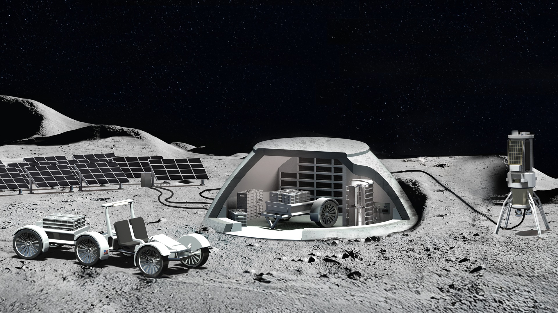 Hydrogen fuel cell built to work without air targets future Moon bases