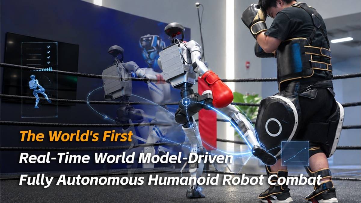 Unitree G1 Robot Spars With Human in Real Time