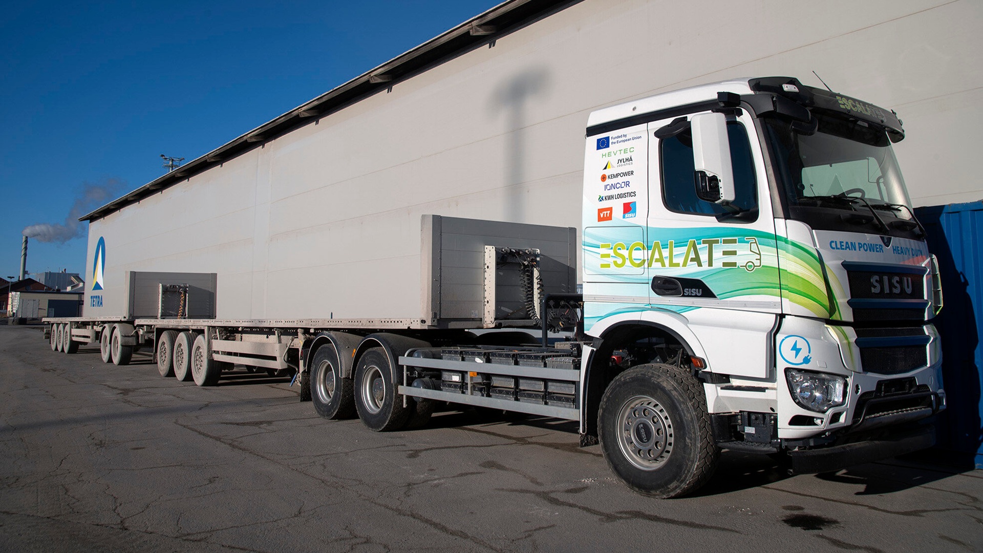 Sisu Auto Tests 68-Ton Hydrogen-Electric Hybrid Truck for Northern Long-Haul Freight