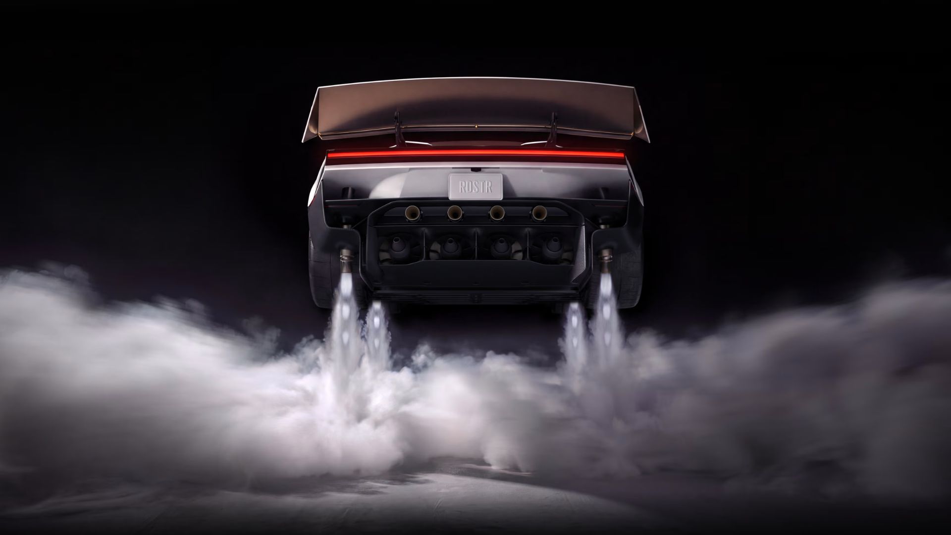 Elon Musk showcases 'flying car' Tesla Roadster at SpaceX facility