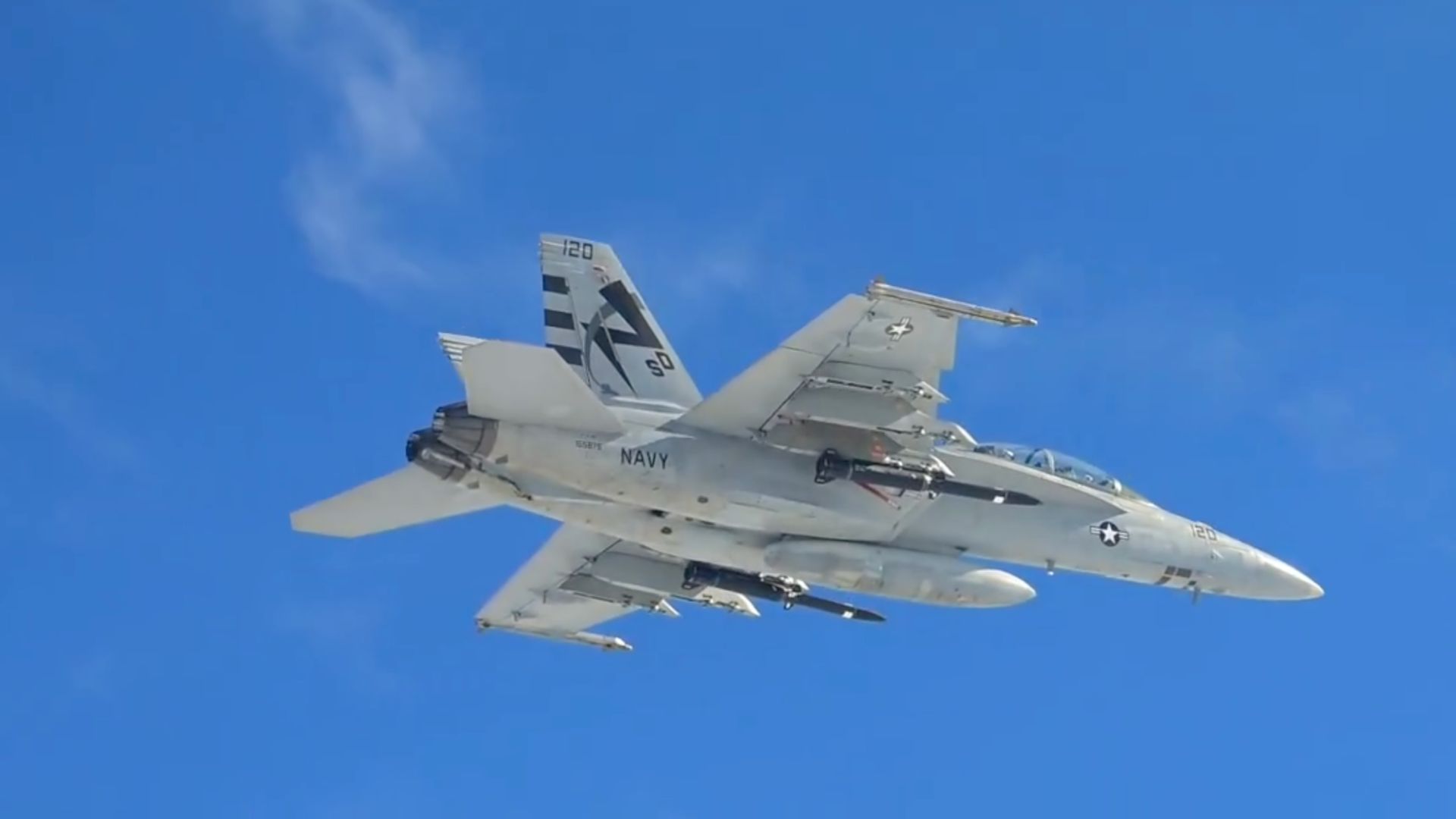US Navy tests 3,800-mph hypersonic missile design aboard fighter jet