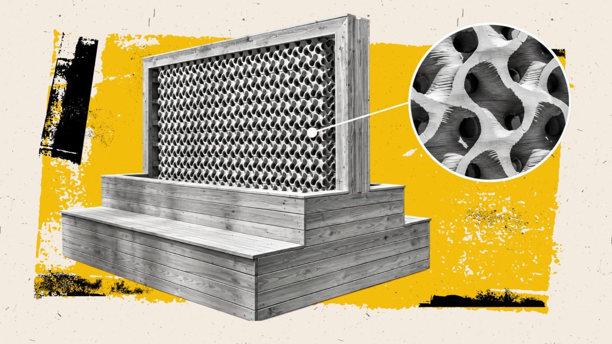 The ancient secret behind a 3D-printed clay wall that cools air by nearly 12.5°F