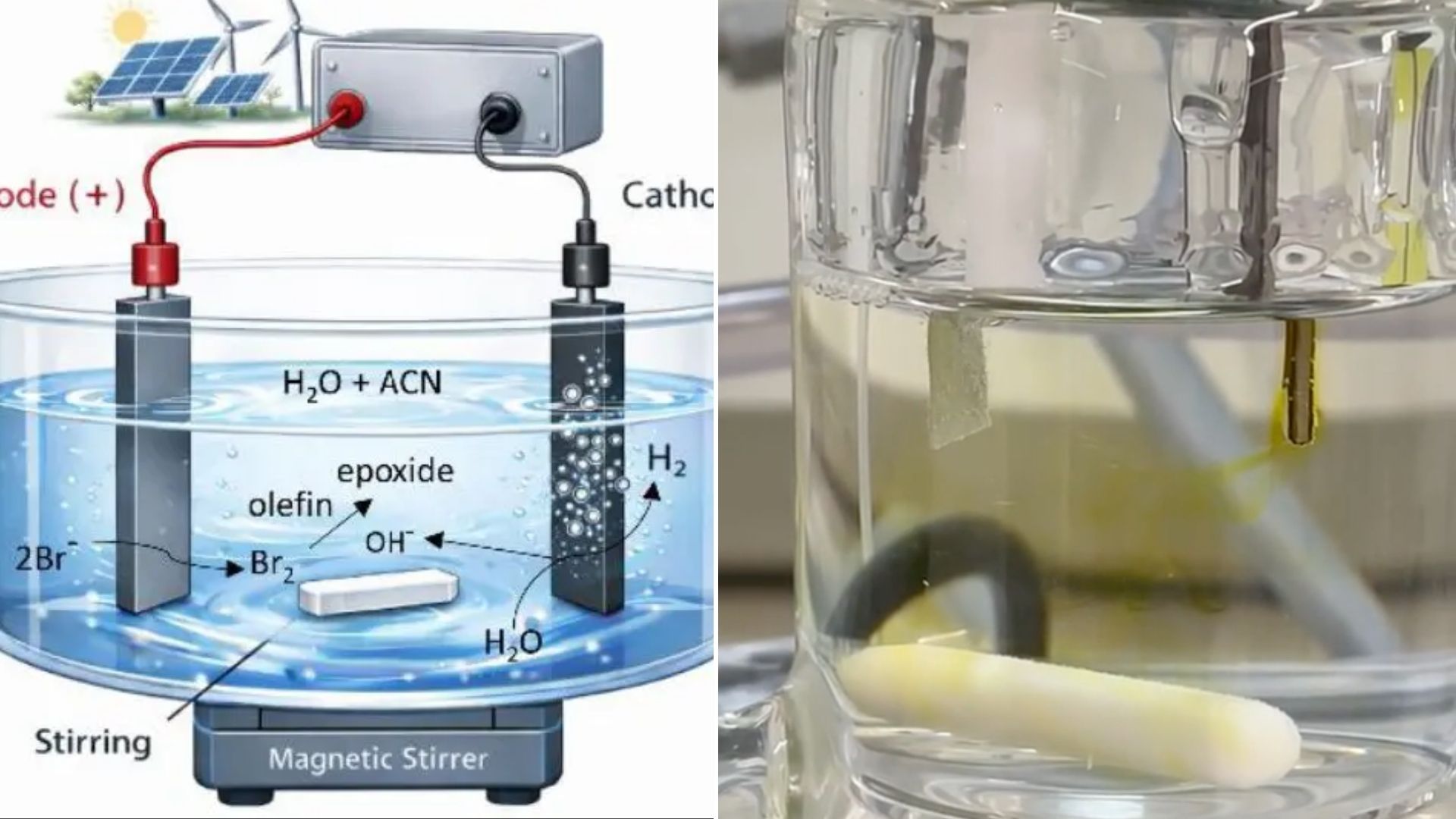 Technion researchers develop green hydrogen process that makes epoxide