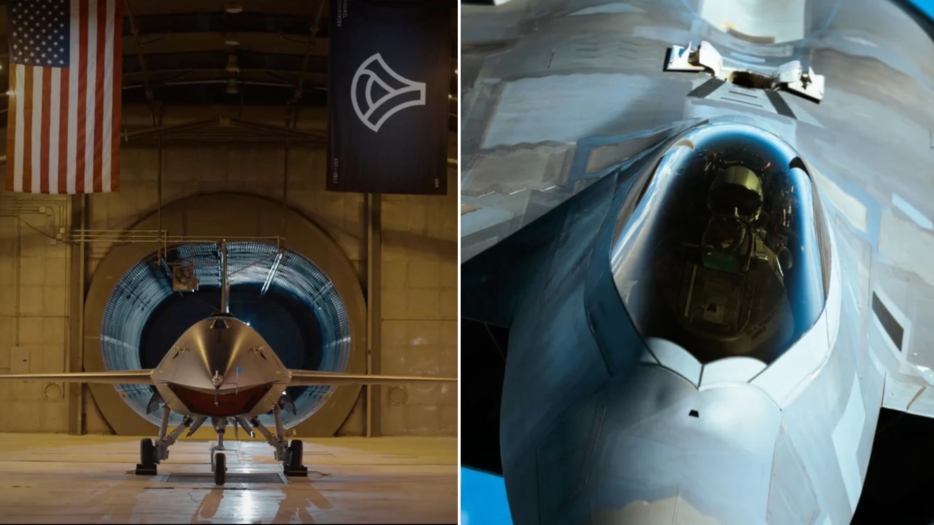 In a first, an F-22 Pilot commands a combat drone from the cockpit