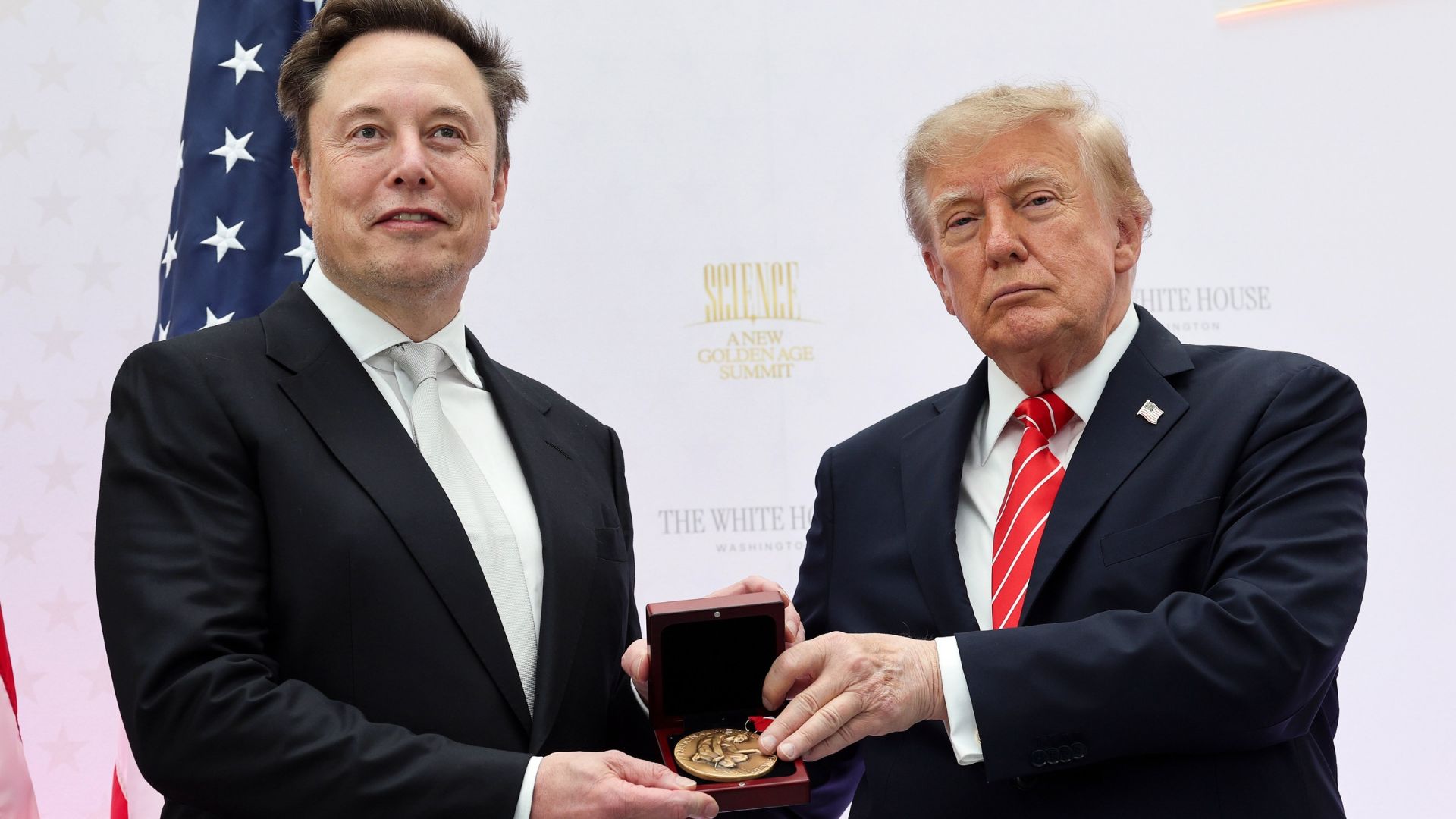 Elon Musk gets top science honor medal as Trump doubles down on tech