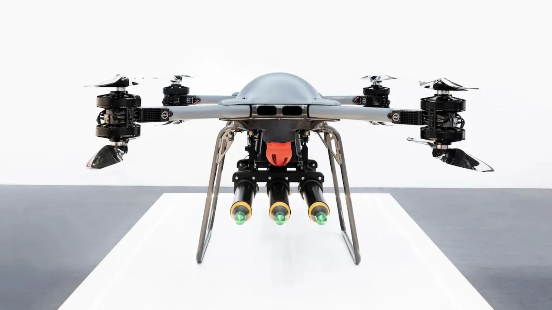 One-way attack drones intercepted using modified uncrewed air system