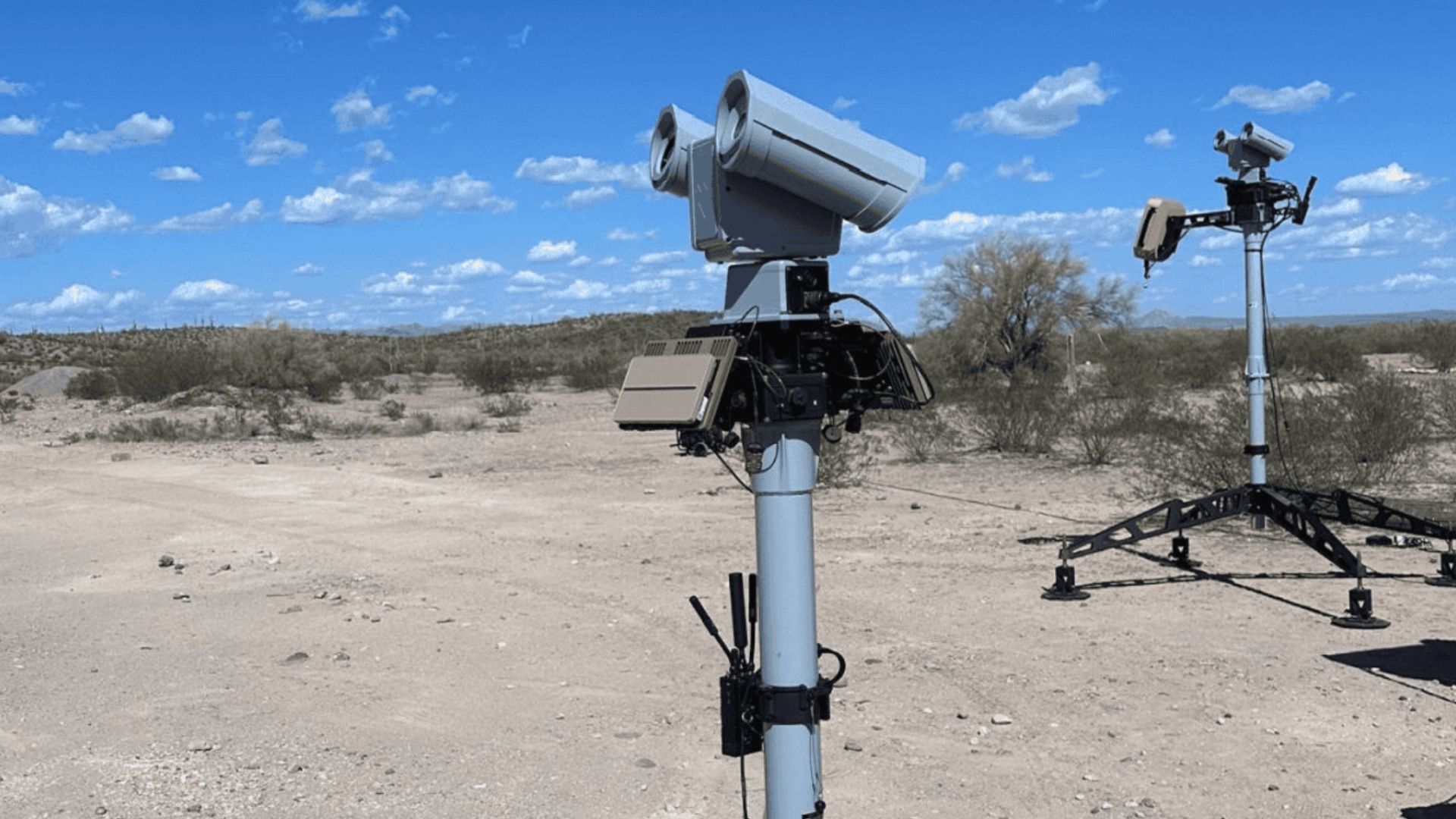 Photograph accompanying Task Force 401 puts DFT's threat-classifying edge software on a $500 million counter-drone contract