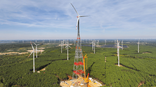 World’s tallest wind turbine reaches nearly 1,200 feet in Germany