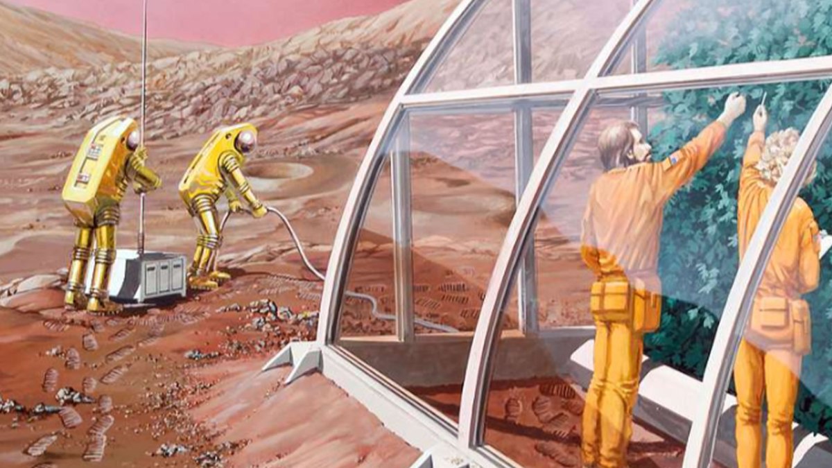 Super-sticky ‘living cement’ could turn Martian dirt into 3D-printed shelters, study finds